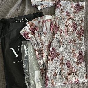 VICI Smocked Floral Dress